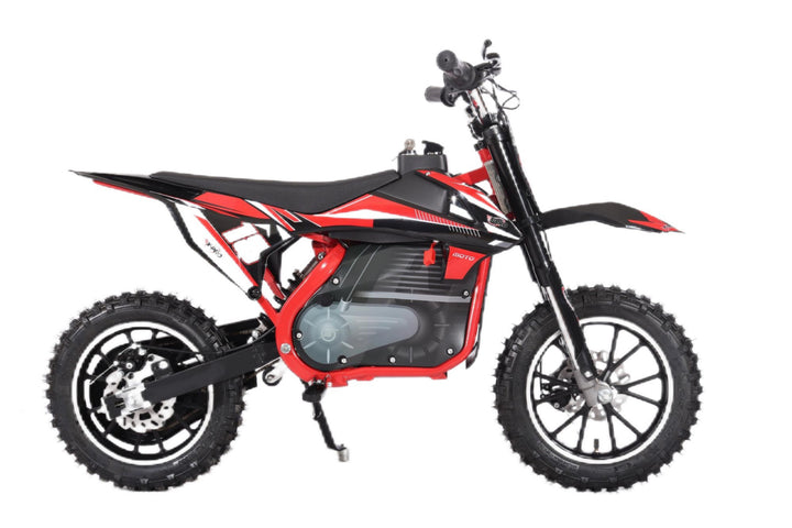Free Shipping! X-PRO XP500E 500W 36V Electric Dirt Bike with Chain Drive! 10in Wheels! Disc Brakes!