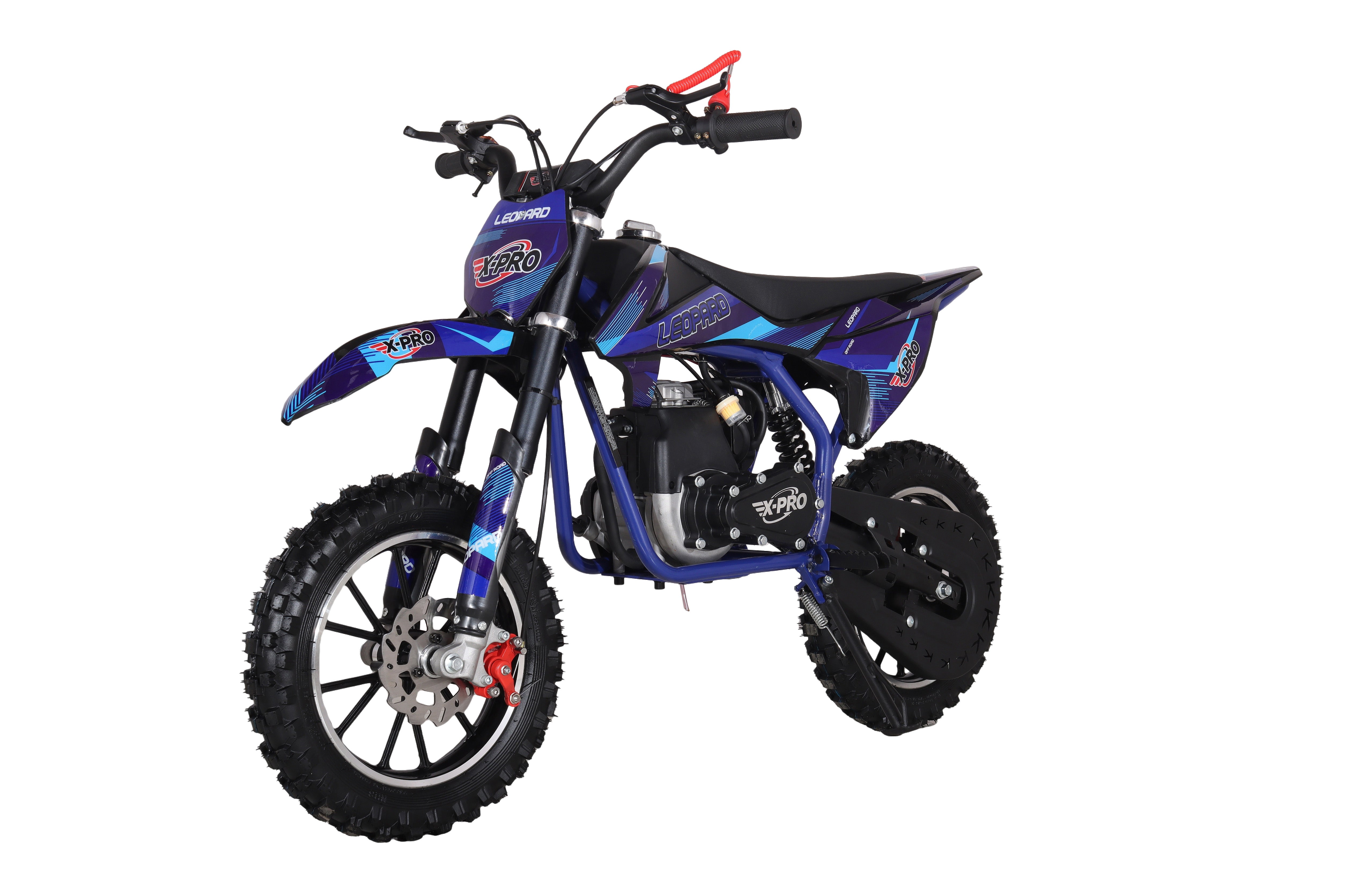 X-PRO Leopard Mini Dirt Bike, Gas Power 4 Stroke Dirt Bike! 40CC