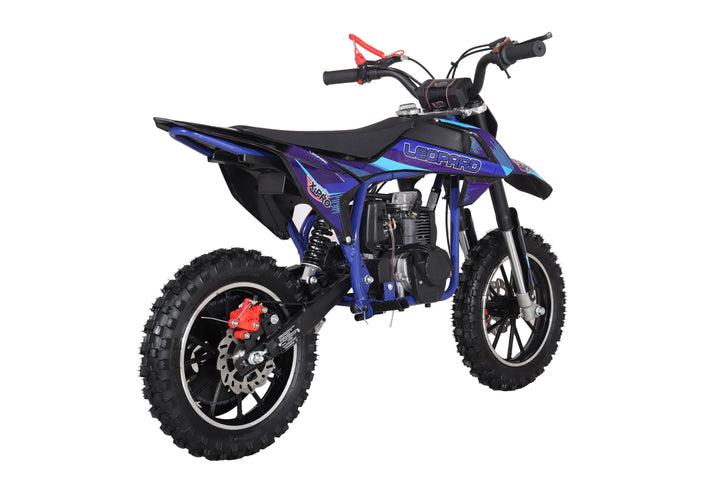 X-PRO Leopard Mini Dirt Bike, Gas Power 4 Stroke Dirt Bike! 40CC Pit Bike, Pull Start, 10" Wheels!