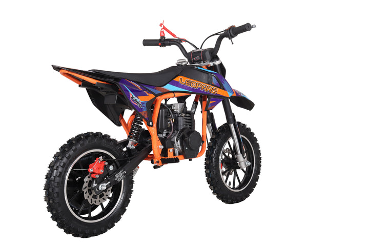 X-PRO Leopard Mini Dirt Bike, Gas Power 4 Stroke Dirt Bike! 40CC Pit Bike, Pull Start, 10" Wheels!