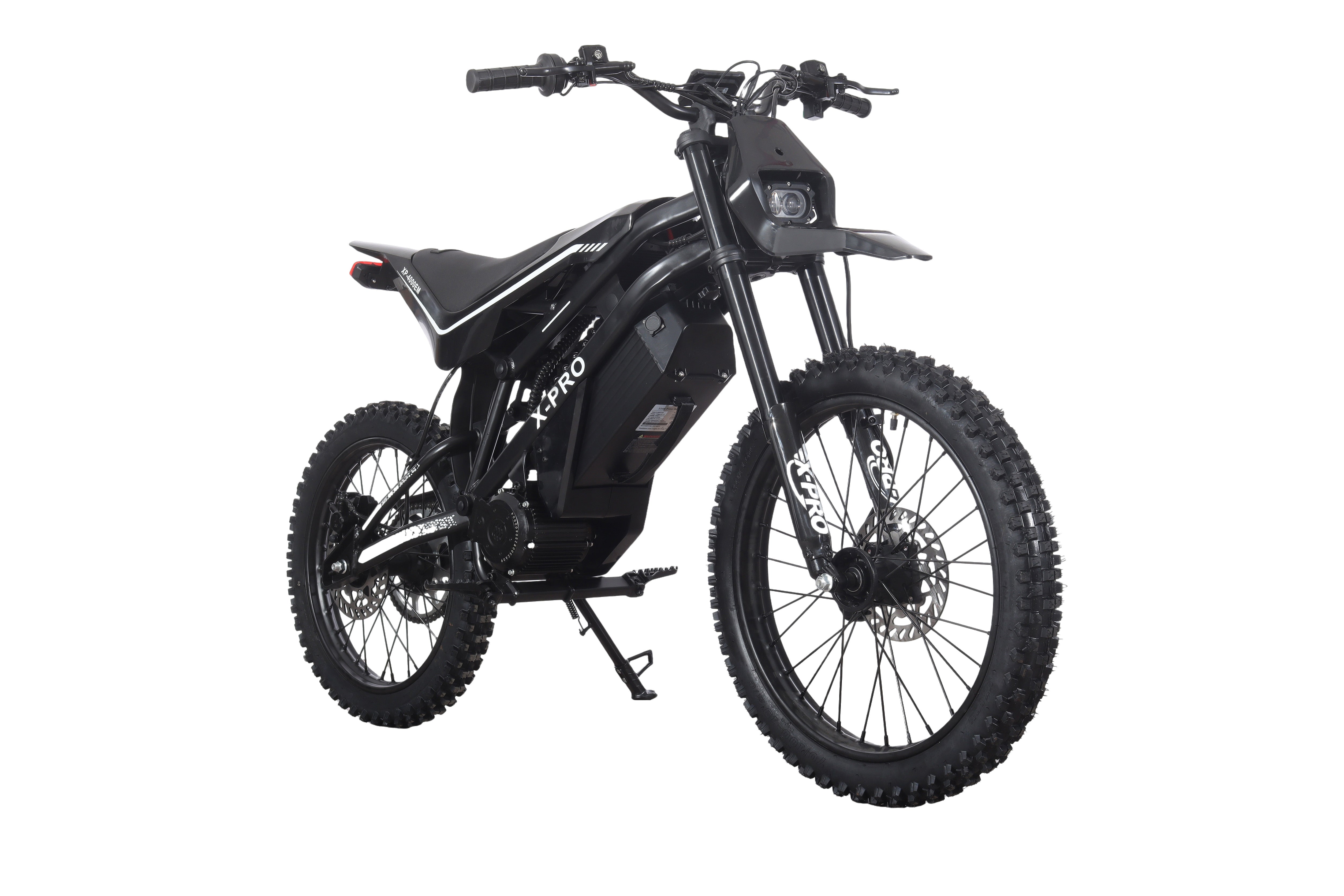 X-PRO Drax X 4200W Electric Dirt Bike for Adults & Teens - Powerful Brushless Motor,19"/17" Off-Road Tires, Dual Braking &Suspension,LED Headlight,Heavy Duty Electric Dirt Bike for All Terrain