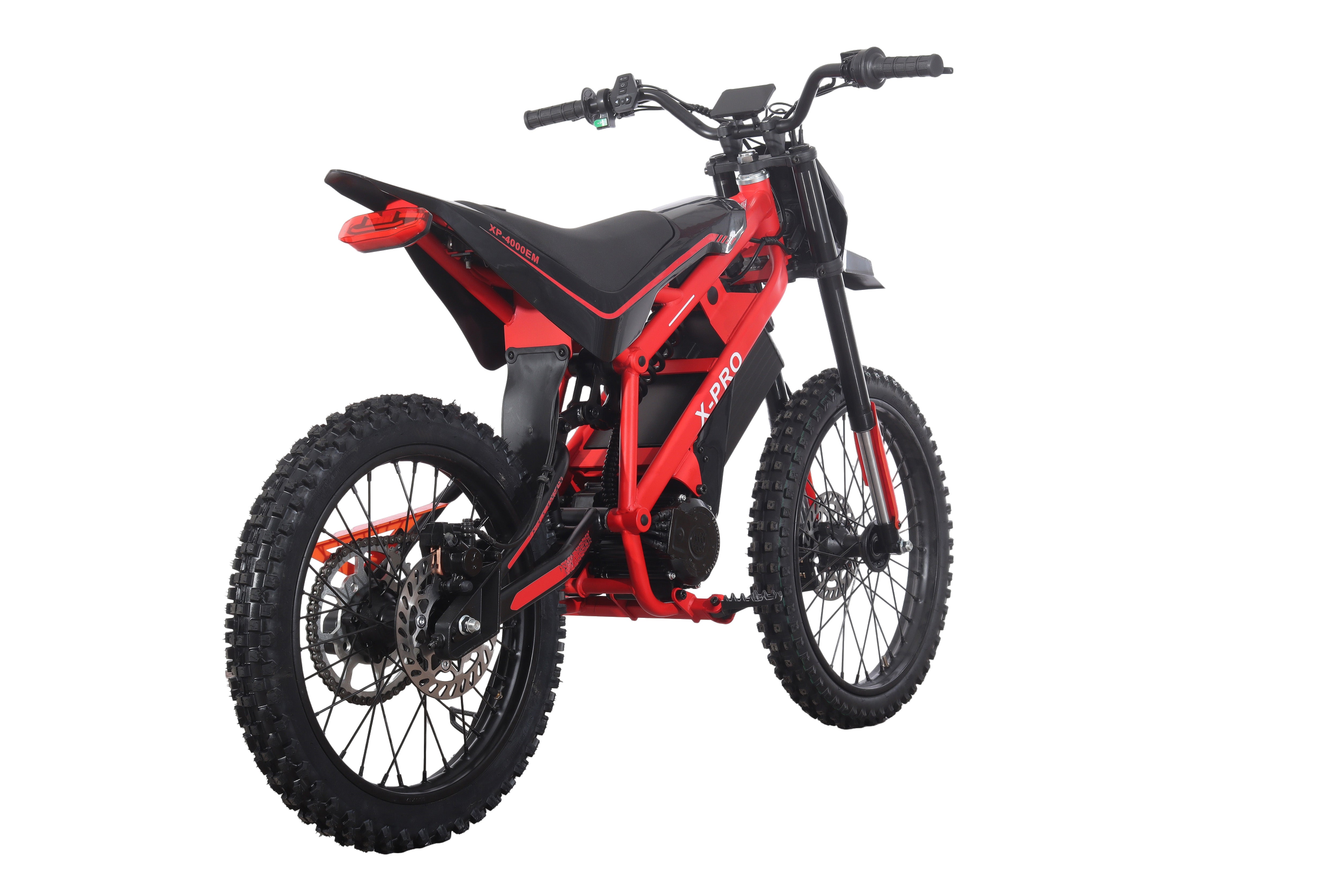 X-PRO Drax X 4200W Electric Dirt Bike for Adults & Teens - Powerful Brushless Motor,19"/17" Off-Road Tires, Dual Braking &Suspension,LED Headlight,Heavy Duty Electric Dirt Bike for All Terrain
