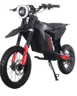 Free Shipping! X-PRO 2000W 48V 20.8AH Teens Adults Electric Dirt Bike with Front LED Light! 14/12 Wheels!