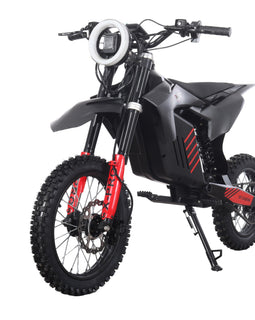 Free Shipping! X-PRO 2000W 48V 20.8AH Teens Adults Electric Dirt Bike with Front LED Light! 14/12 Wheels!