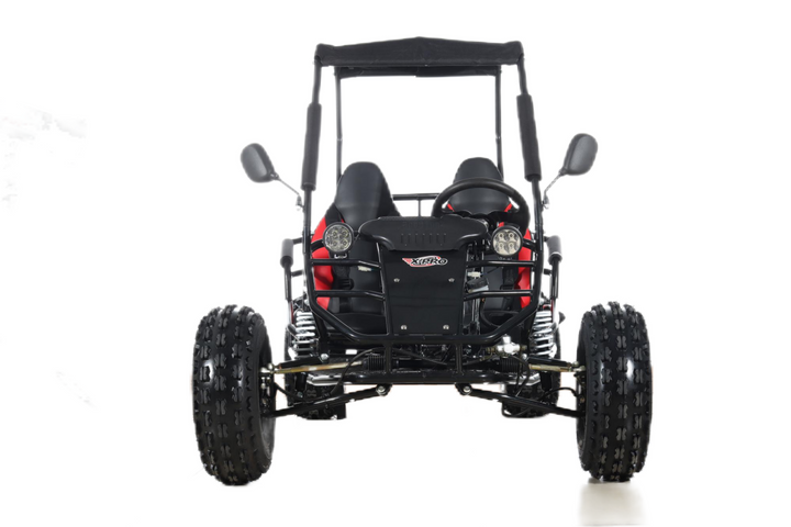 Free Shipping! X-PRO Rover 150 Go Kart with 3-Speed Semi-Automatic Transmission w/Reverse, LED Headlights, Big 19in/18in Wheels!