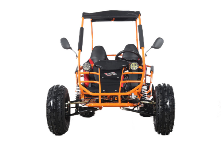 Free Shipping! X-PRO Rover 150 Go Kart with 3-Speed Semi-Automatic Transmission w/Reverse, LED Headlights, Big 19in/18in Wheels!