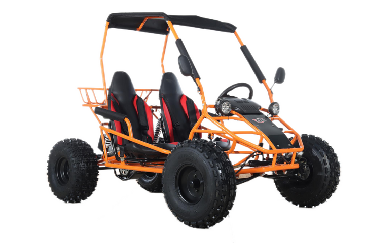 Free Shipping! X-PRO Rover 150 Go Kart with 3-Speed Semi-Automatic Transmission w/Reverse, LED Headlights, Big 19in/18in Wheels!