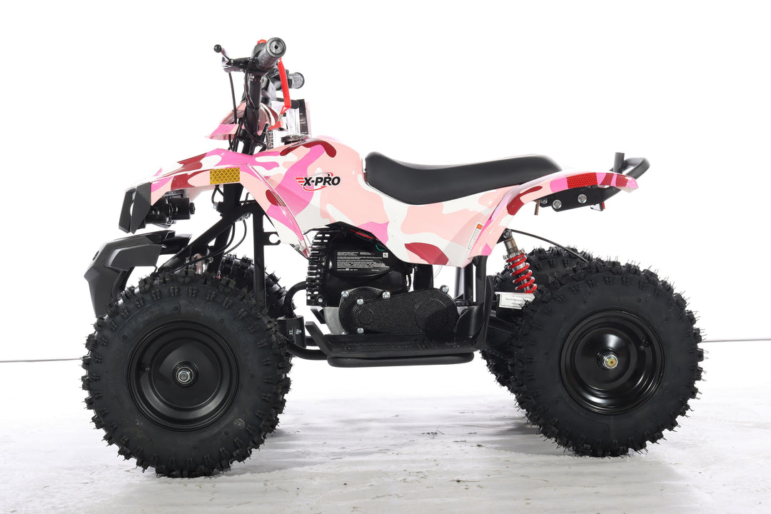 Free Shipping! X-PRO Bolt 40cc ATV with Chain Transmission, Pull start! Disc Brake! 6in Tires!