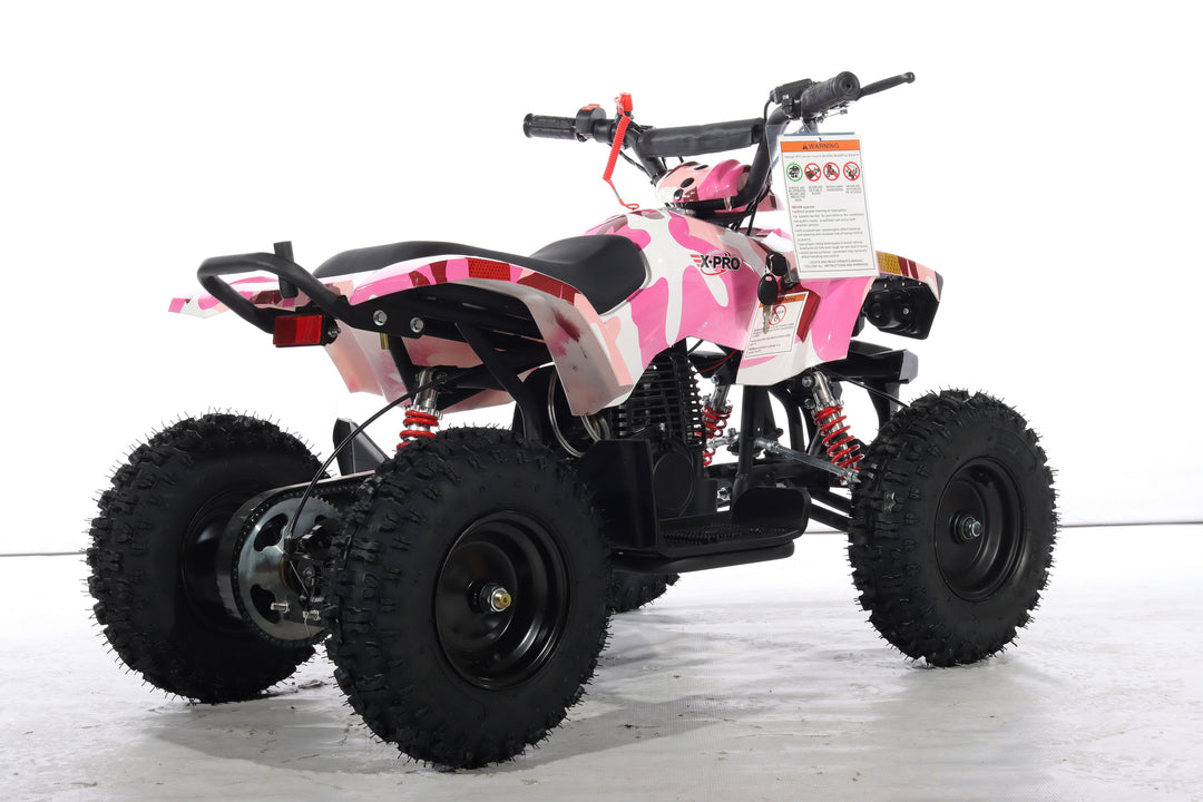 Free Shipping! X-PRO Bolt 40cc ATV with Chain Transmission, Pull start! Disc Brake! 6in Tires!