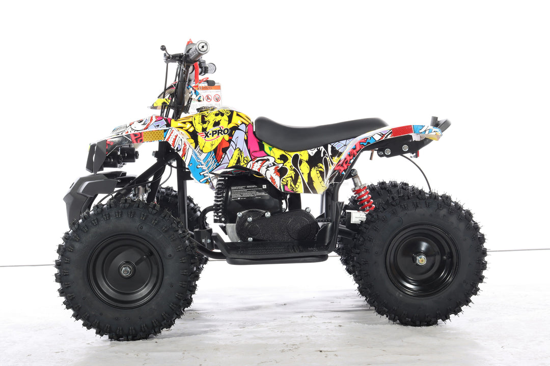 Free Shipping! X-PRO Bolt 40cc ATV with Chain Transmission, Pull start! Disc Brake! 6in Tires!
