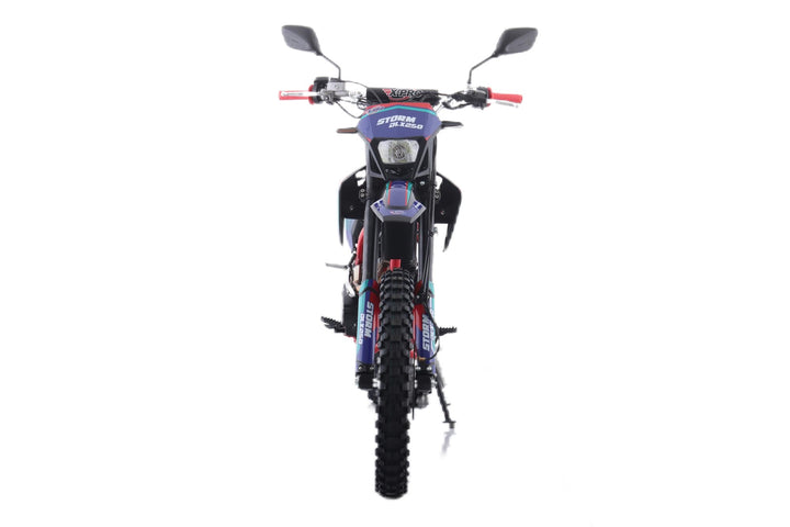 Free Shipping! X-PRO Storm DLX 250 Dirt Bike with All LED Lights and 5-Speed Manual Transmission, Electric/Kick Start! Big 19in/16in Wheels! Zongshen Brand Engine!