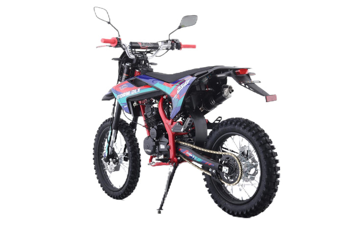 Free Shipping! X-PRO Storm DLX 250 Dirt Bike with All LED Lights and 5-Speed Manual Transmission, Electric/Kick Start! Big 19in/16in Wheels! Zongshen Brand Engine!