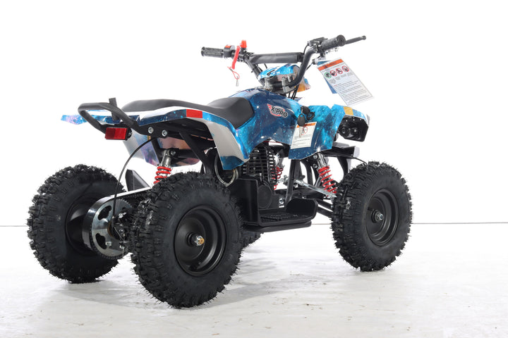 Free Shipping! X-PRO Bolt 40cc ATV with Chain Transmission, Pull start! Disc Brake! 6in Tires!