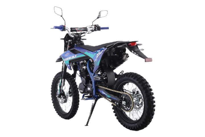 Free Shipping! X-PRO Storm DLX 250 Dirt Bike with All LED Lights and 5-Speed Manual Transmission, Electric/Kick Start! Big 19in/16in Wheels! Zongshen Brand Engine!