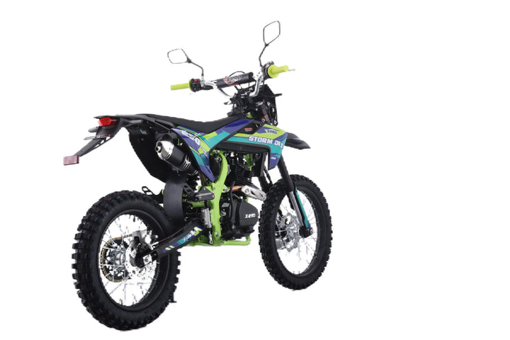 Free Shipping! X-PRO Storm DLX 250 Dirt Bike with All LED Lights and 5-Speed Manual Transmission, Electric/Kick Start! Big 19in/16in Wheels! Zongshen Brand Engine!