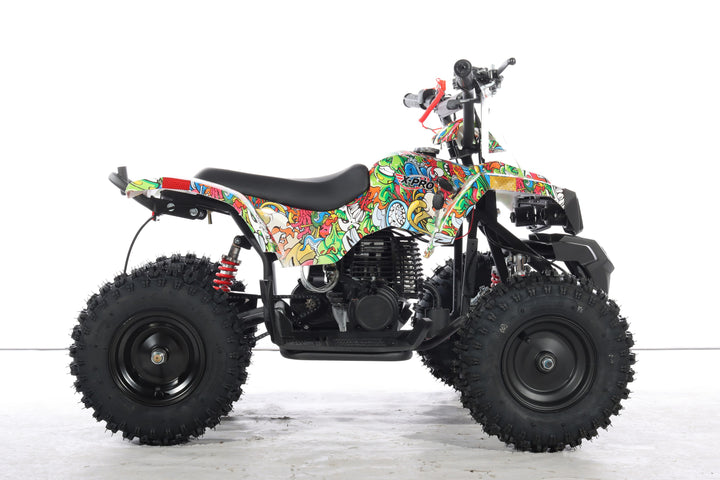 Free Shipping! X-PRO Bolt 40cc ATV with Chain Transmission, Pull start! Disc Brake! 6in Tires!
