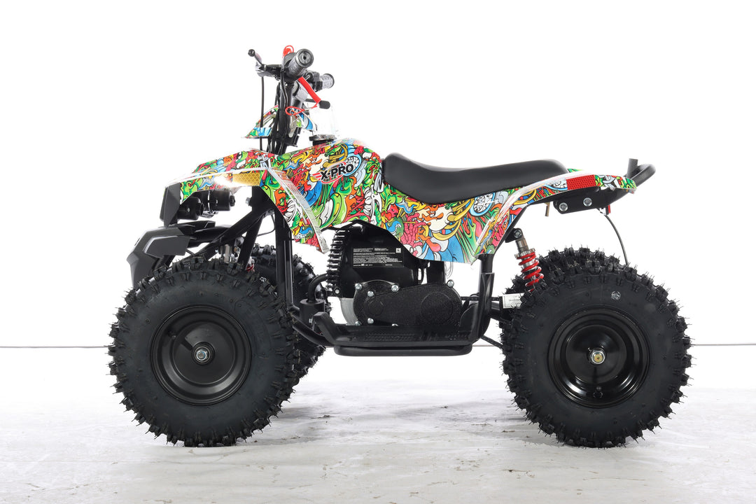 Free Shipping! X-PRO Bolt 40cc ATV with Chain Transmission, Pull start! Disc Brake! 6in Tires!