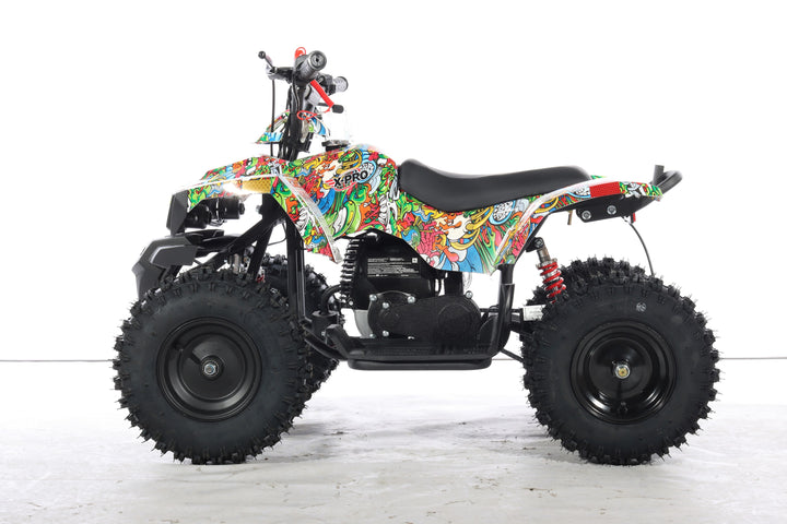 Free Shipping! X-PRO Bolt 40cc ATV with Chain Transmission, Pull start! Disc Brake! 6in Tires!