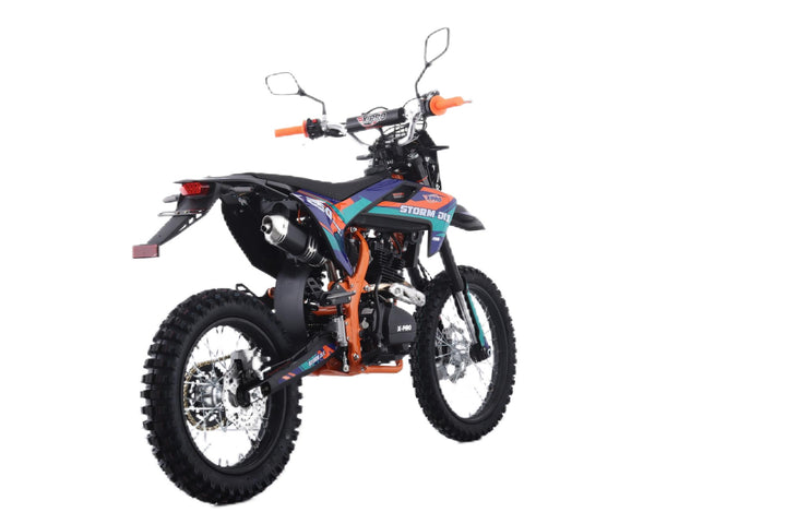 Free Shipping! X-PRO Storm DLX 250 Dirt Bike with All LED Lights and 5-Speed Manual Transmission, Electric/Kick Start! Big 19in/16in Wheels! Zongshen Brand Engine!
