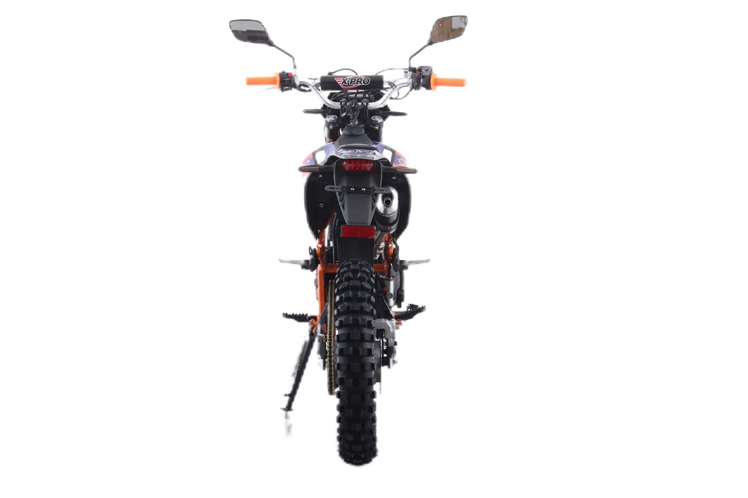Free Shipping! X-PRO Storm DLX 250 Dirt Bike with All LED Lights and 5-Speed Manual Transmission, Electric/Kick Start! Big 19in/16in Wheels! Zongshen Brand Engine!