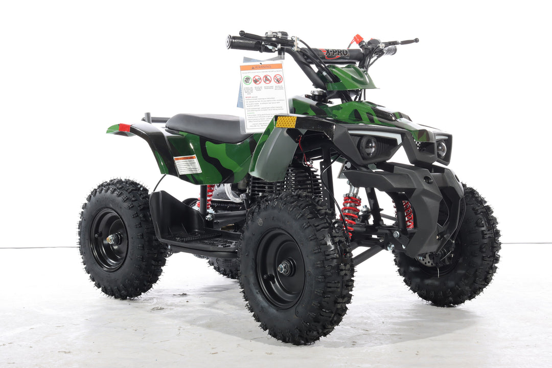 Free Shipping! X-PRO Bolt 40cc ATV with Chain Transmission, Pull start! Disc Brake! 6in Tires!