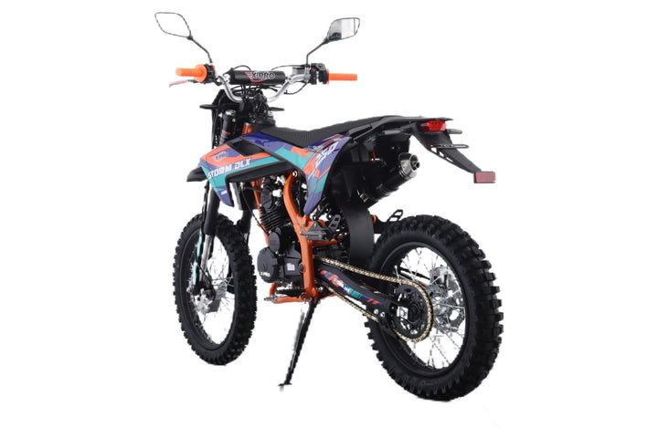 Free Shipping! X-PRO Storm DLX 250 Dirt Bike with All LED Lights and 5-Speed Manual Transmission, Electric/Kick Start! Big 19in/16in Wheels! Zongshen Brand Engine!