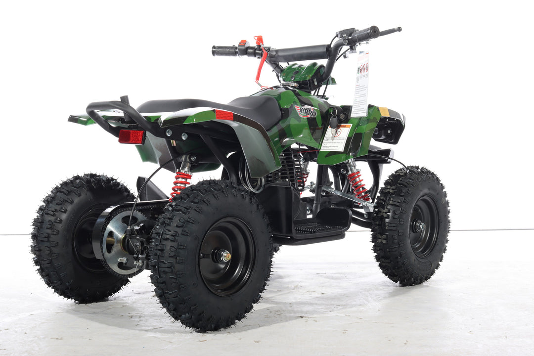 Free Shipping! X-PRO Bolt 40cc ATV with Chain Transmission, Pull start! Disc Brake! 6in Tires!