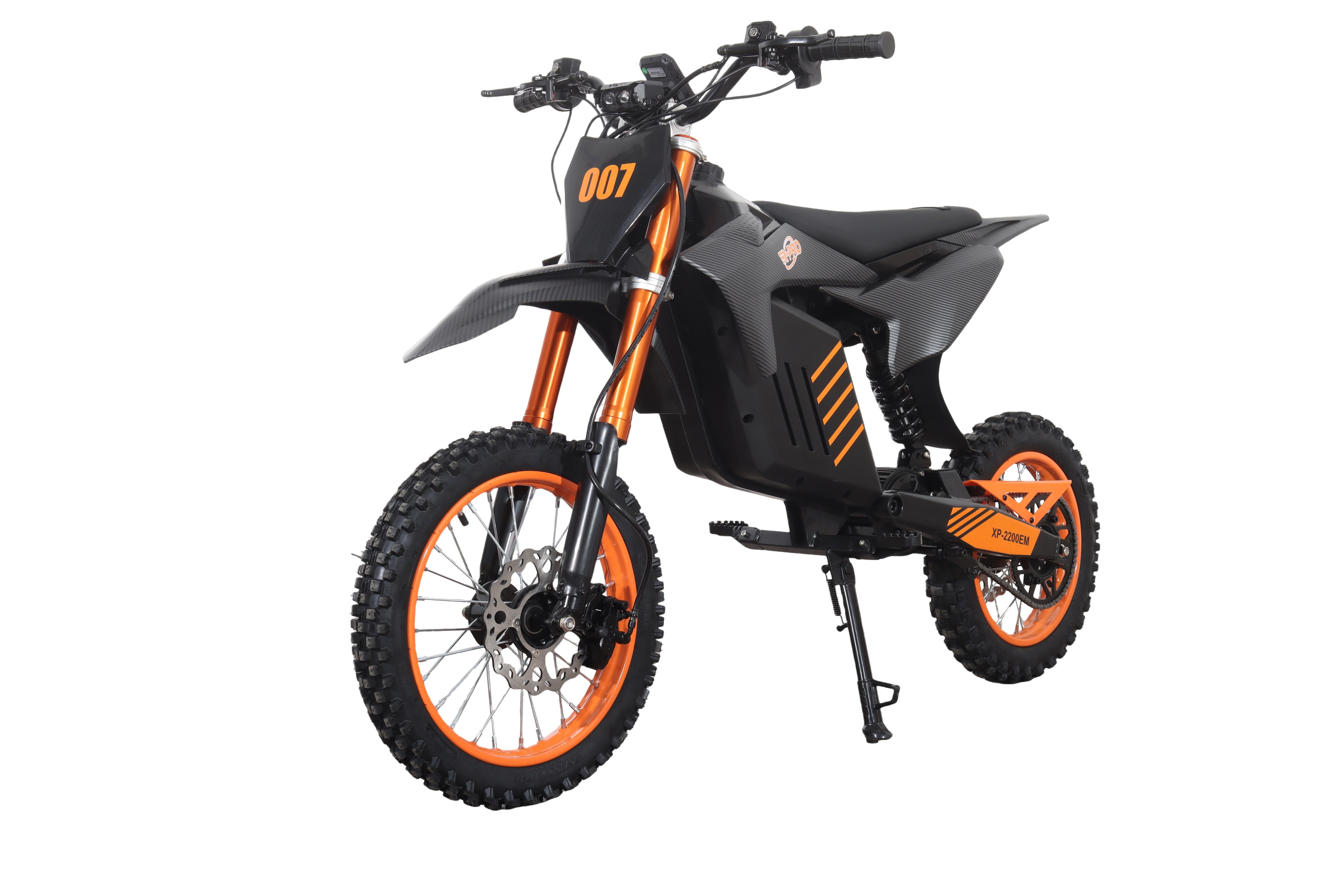 X-PRO Drax Sport 2700W 48V 20.8AH Teens Adults Electric Dirt Bike with New Version LED Light! 14"/12" Wheels!