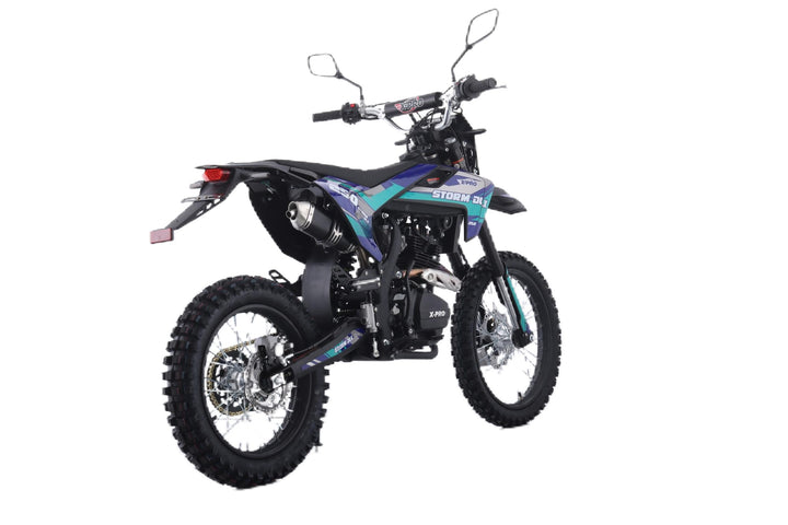Free Shipping! X-PRO Storm DLX 250 Dirt Bike with All LED Lights and 5-Speed Manual Transmission, Electric/Kick Start! Big 19in/16in Wheels! Zongshen Brand Engine!