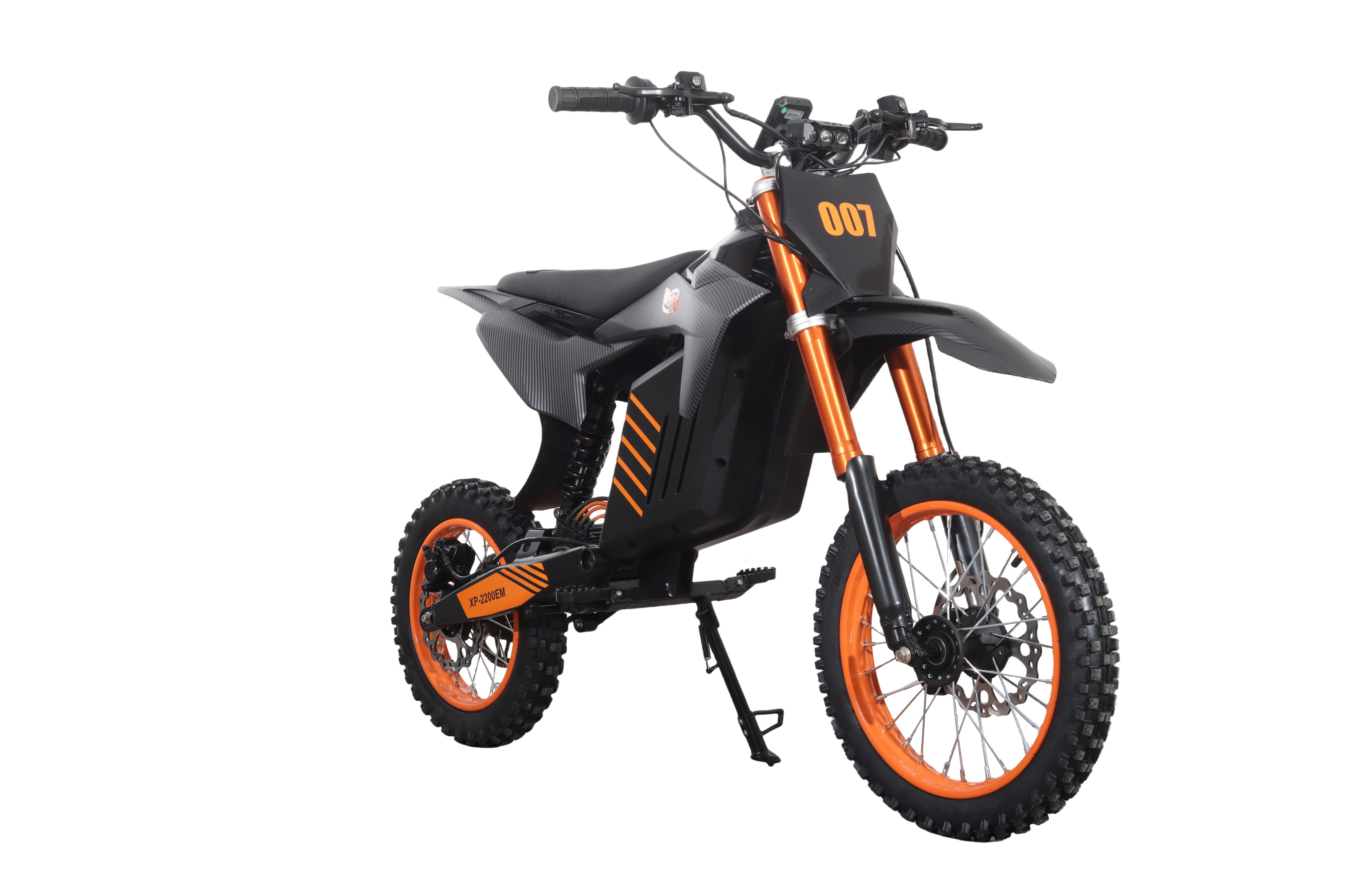 X-PRO Drax Sport 2700W 48V 20.8AH Teens Adults Electric Dirt Bike with New Version LED Light! 14"/12" Wheels!
