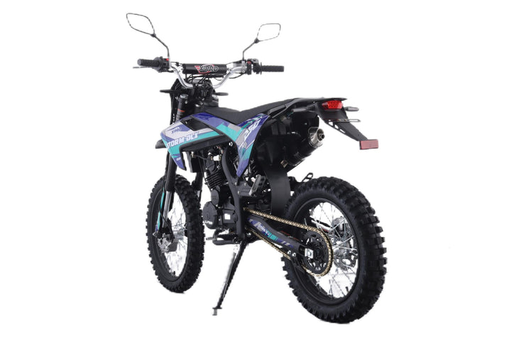 Free Shipping! X-PRO Storm DLX 250 Dirt Bike with All LED Lights and 5-Speed Manual Transmission, Electric/Kick Start! Big 19in/16in Wheels! Zongshen Brand Engine!