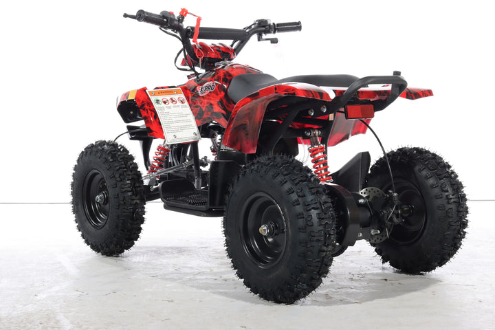 Free Shipping! X-PRO Bolt 40cc ATV with Chain Transmission, Pull start! Disc Brake! 6in Tires!