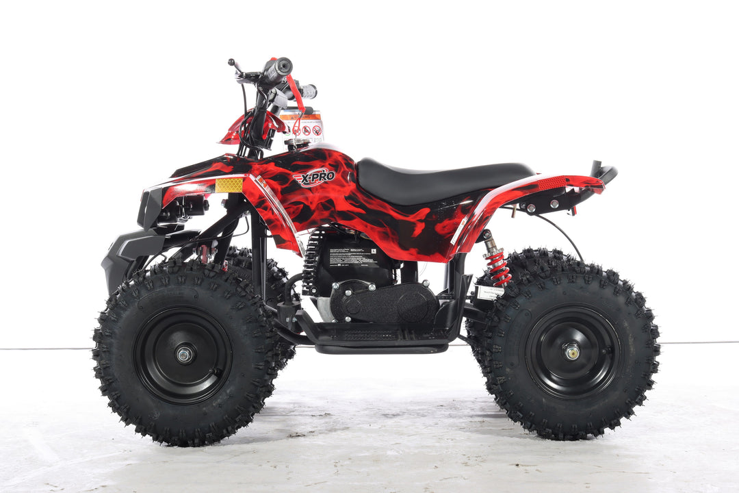 Free Shipping! X-PRO Bolt 40cc ATV with Chain Transmission, Pull start! Disc Brake! 6in Tires!