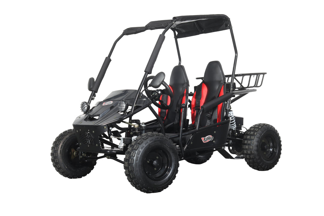 Free Shipping! X-PRO Rover 110cc Go Kart with Automatic Transmission w/Reverse, LED Headlights, Big 16" Wheels!
