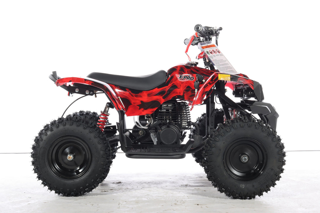Free Shipping! X-PRO Bolt 40cc ATV with Chain Transmission, Pull start! Disc Brake! 6in Tires!