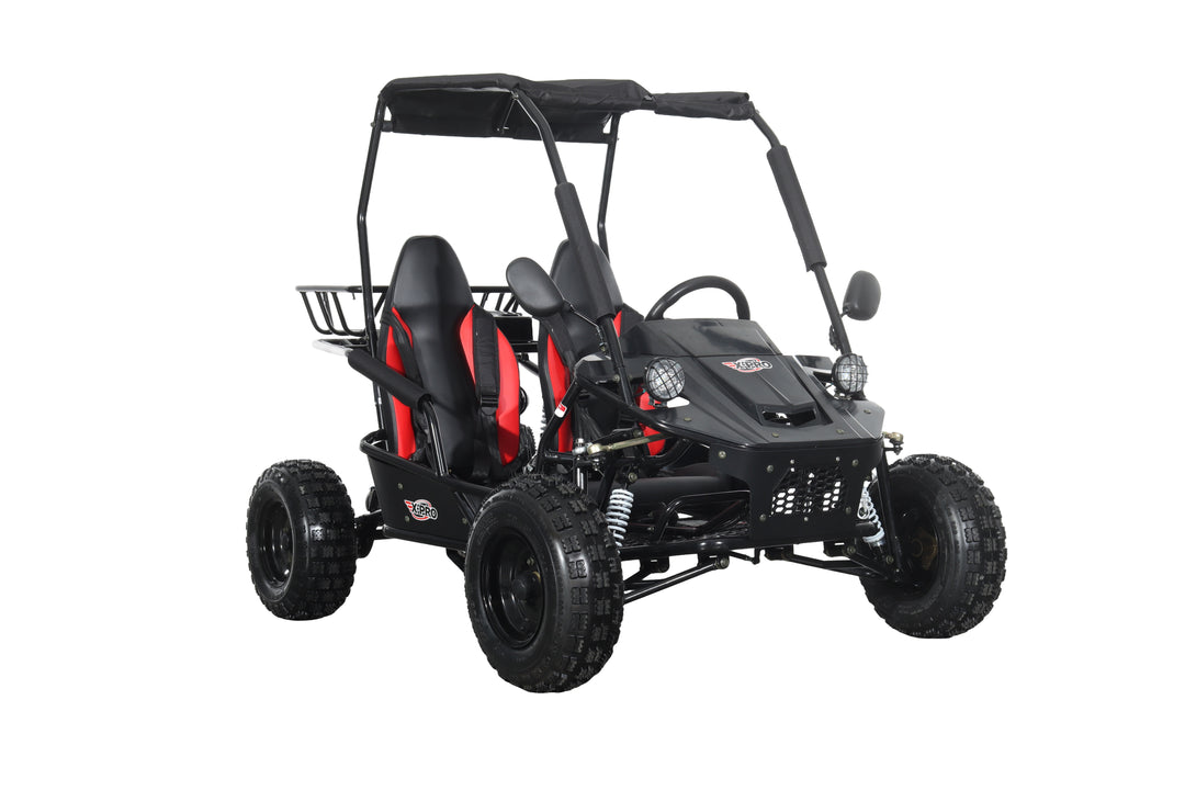 Free Shipping! X-PRO Rover 110cc Go Kart with Automatic Transmission w/Reverse, LED Headlights, Big 16" Wheels!