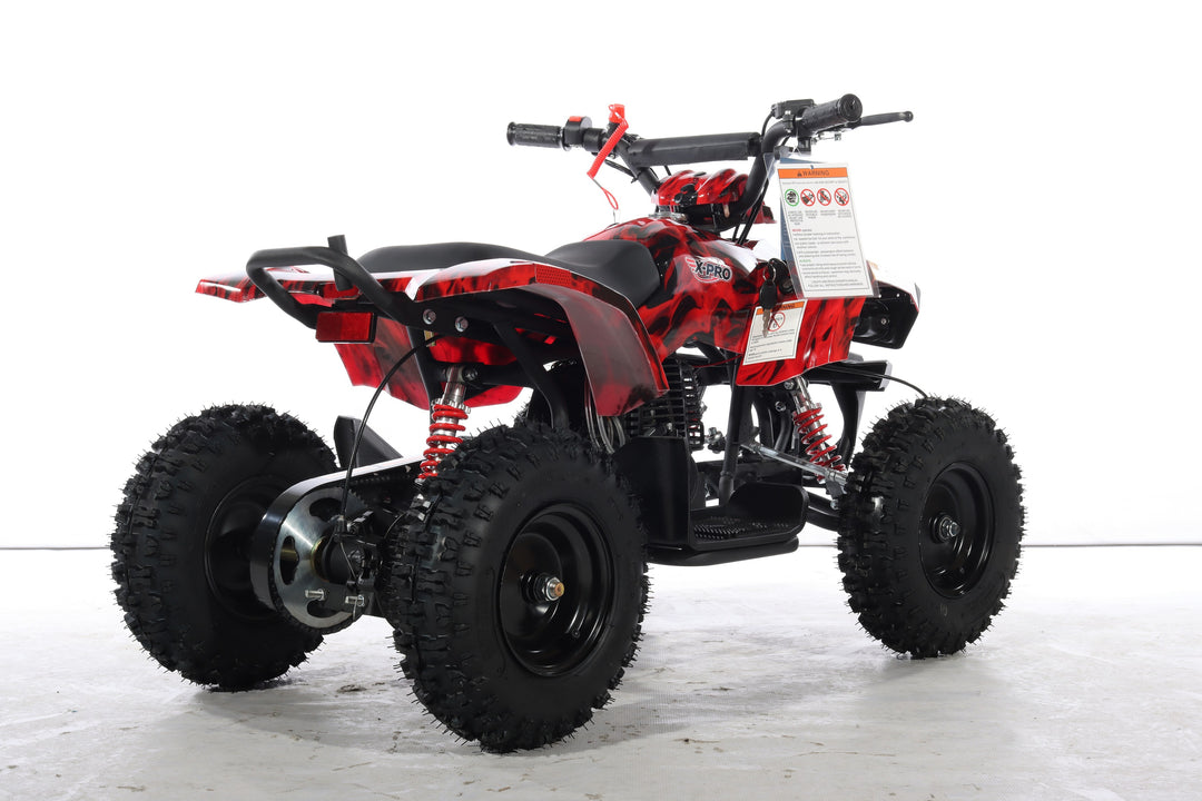 Free Shipping! X-PRO Bolt 40cc ATV with Chain Transmission, Pull start! Disc Brake! 6in Tires!