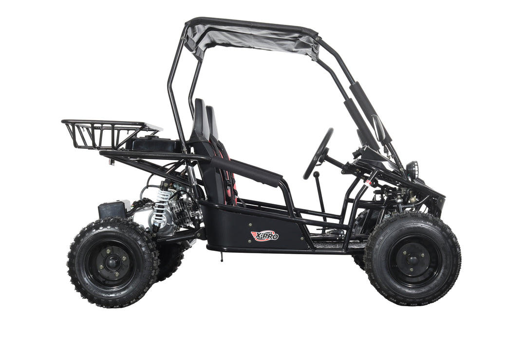 Free Shipping! X-PRO Rover 110cc Go Kart with Automatic Transmission w/Reverse, LED Headlights, Big 16" Wheels!