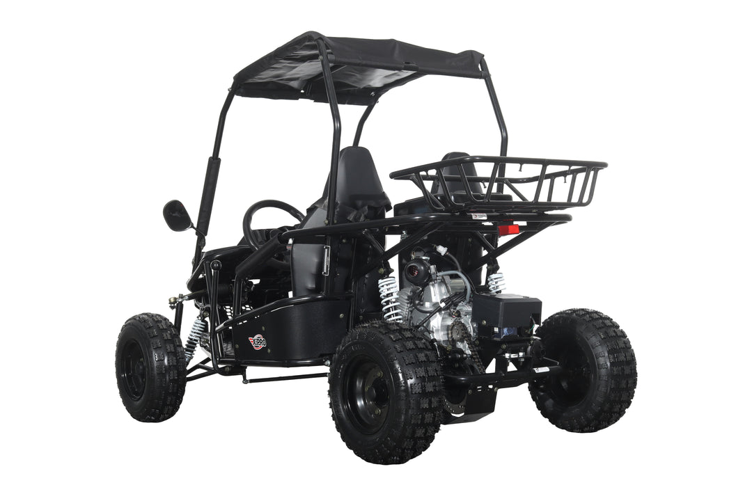 Free Shipping! X-PRO Rover 110cc Go Kart with Automatic Transmission w/Reverse, LED Headlights, Big 16" Wheels!
