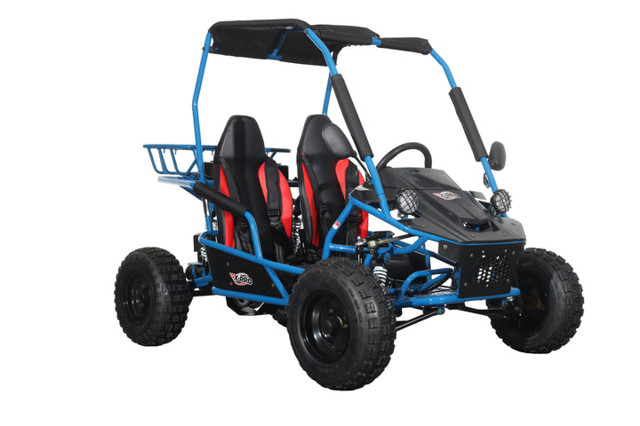Free Shipping! X-PRO Rover 110cc Go Kart with Automatic Transmission w/Reverse, LED Headlights, Big 16" Wheels!