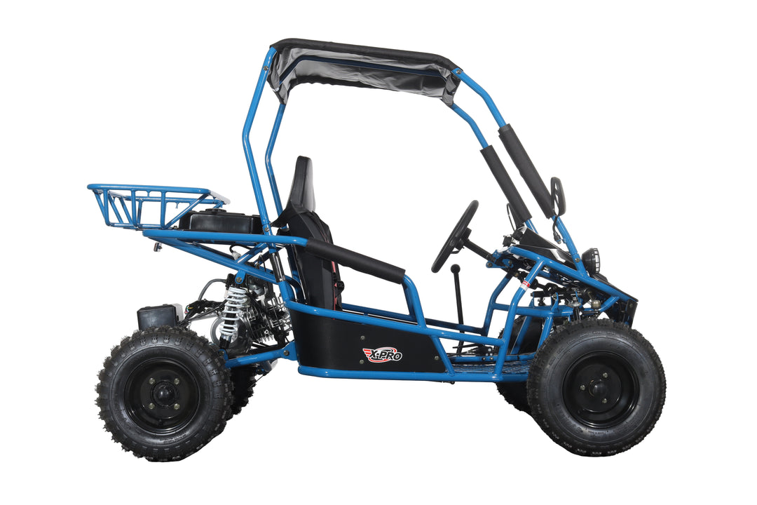 Free Shipping! X-PRO Rover 110cc Go Kart with Automatic Transmission w/Reverse, LED Headlights, Big 16" Wheels!