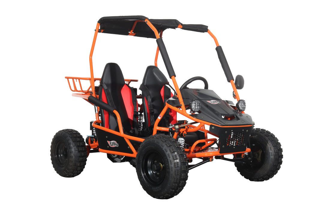 Free Shipping! X-PRO Rover 110cc Go Kart with Automatic Transmission w/Reverse, LED Headlights, Big 16" Wheels!