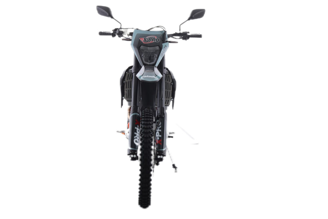 Free Shipping! X-PRO Paladin 300 EFI Dirt Bike with 6-Speed Manual Transmission and Balance Shaft and Dual Overhead Camshaft (DOHC) with Four Valves Engine, Electric Start! Big 21in/18in Wheels!