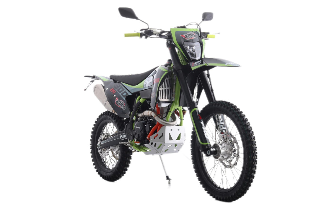 Free Shipping! X-PRO Paladin 300 EFI Dirt Bike with 6-Speed Manual Transmission and Balance Shaft and Dual Overhead Camshaft (DOHC) with Four Valves Engine, Electric Start! Big 21in/18in Wheels!