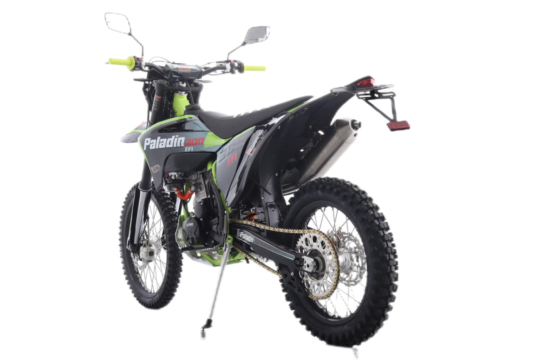 Free Shipping! X-PRO Paladin 300 EFI Dirt Bike with 6-Speed Manual Transmission and Balance Shaft and Dual Overhead Camshaft (DOHC) with Four Valves Engine, Electric Start! Big 21in/18in Wheels!