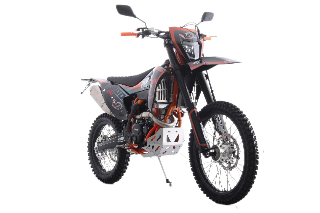 Free Shipping! X-PRO Paladin 300 EFI Dirt Bike with 6-Speed Manual Transmission and Balance Shaft and Dual Overhead Camshaft (DOHC) with Four Valves Engine, Electric Start! Big 21in/18in Wheels!