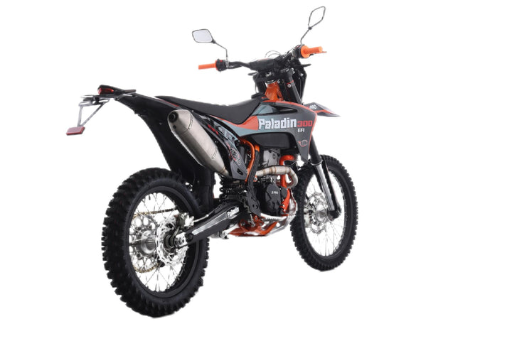 Free Shipping! X-PRO Paladin 300 EFI Dirt Bike with 6-Speed Manual Transmission and Balance Shaft and Dual Overhead Camshaft (DOHC) with Four Valves Engine, Electric Start! Big 21in/18in Wheels!