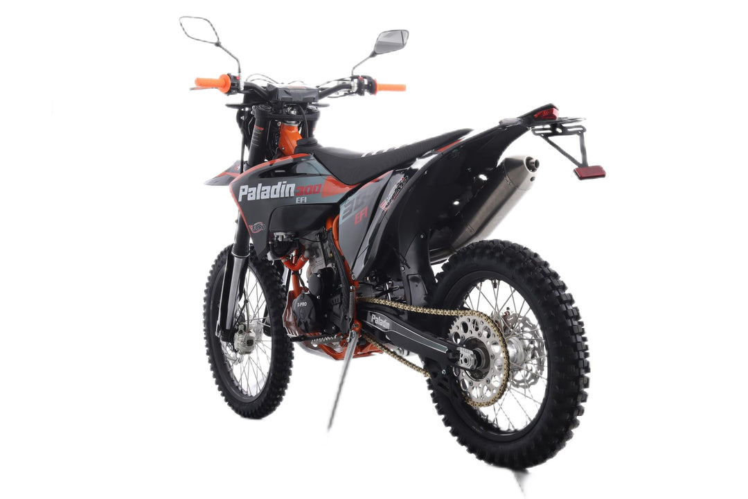 Free Shipping! X-PRO Paladin 300 EFI Dirt Bike with 6-Speed Manual Transmission and Balance Shaft and Dual Overhead Camshaft (DOHC) with Four Valves Engine, Electric Start! Big 21in/18in Wheels!