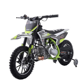 X-PRO Hawk 60 Dirt Bike with CVT Transmission, Electric start, Disc Brake! 10" Wheels! With Free Training Wheels!