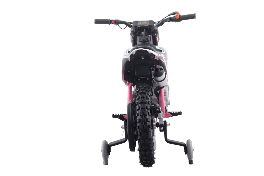 Free Shipping! X-PRO Hawk 60 Dirt Bike with CVT Transmission, Electric start, Disc Brake! 10in Wheels! With Free Training Wheels!